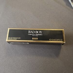 Carolina Herrera Bad Boy Eau de Parfum Elixir Travel Size . 34 FL Oz